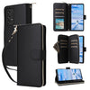For Samsung Galaxy A33 5G Nine-card Slots Zipper Wallet Bag Leather Phone Case(Black)