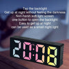 3806C LED Electronic Home Living Room Desktop Clock Perpetual Calendar Digital Tabletop Clock