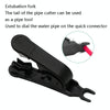 10pcs PE Pipe Scissors Water Purifier Cutter(Black)