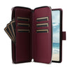 For Samsung Galaxy A73 5G Nine-card Slots Zipper Wallet Bag Leather Phone Case(Wine Red)
