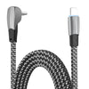 3A USB-C/Type-C to 8 Pin Elbow Fast Charge Data Cable, Length:1.2m(Grey)