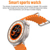 MT30 1.6 inch HD Screen TPU Strap Smart Watch Supports Voice Calls/Blood Oxygen Monitoring(Orange)