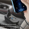 F6207 Car Rear Seat Zip Lock USB Double Head Fan, Model: Cigarette Lighter with USB