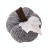 Thanksgiving Decoration Pumpkin Pendant Harvest Festival Knitted Pumpkin Ornament Arrangement(Grey)