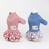 Pink Smiley Polka Dot Dog Dress, XXL - Soft & Breathable Cotton