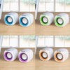 YEEZE A1 Multimedia USB2.0 Desktop Speaker Mini Computer Notebook Speaker(White Orange)