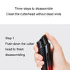 Rechargeable Home Hairdresser Electrical Hair Clippers Hair Shaving Device(Gray)