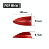 Car Carbon Fiber Antenna Decorative Cover for BMW E90, C Style (Red)