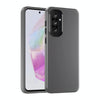 For Samsung Galaxy A36 5G Frosted Translucent TPU Hybrid PC Full Coverage Phone Case(Black)