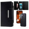 For Samsung Galaxy S25 5G Multifunctional 7-Card Wallet Leather Phone Case(Black)