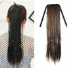 Bosnian Style Handmade Scorpion Wig Ponytail Strap Ponytail (Black Brown)