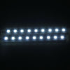 2 in 1 4.5W 18 SMD-5050-LEDs RGB Car Interior Floor Decoration Atmosphere Neon Light Lamp, DC 12V(White Light)