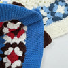 Flower Fisherman Hat Summer Hollow Breathable Knitted Wool Cap, Size: M(Coffee)