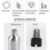 Refillable Glass Fine Mist Atomizers Aluminum Bottle, 100ml(White)