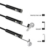 AN112 8mm Double Lenses HD Industry Endoscope Type-C + Micro USB + 8 Pin Connection, Length:2m Hard Tube
