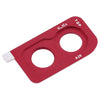 10x Galaxy A20 Camera Lens Covers - Red