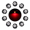 10 PCS 0.5W T3 Instrument Panel LED Light Dashboard Indicator Lamp Bulb (Red Light)