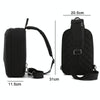 Drone Accessories Storage Crossbody Bag For DJI Mavic Air 2/Air 2S(Black)