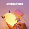 BD-NL-11 Cow Silicone Lamp USB Dimming Night Light Children Bedside Timing Sleeping Light(Yellow Light)