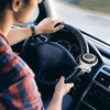 Car Steering Wheel Booster Ball Assist With Compass(B Model White)