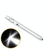 5 PCS Mini Pocket Penlight Torch Light LED Flashlight Mouth Ear Care Inspection Lamp(Silver)
