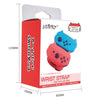 Dancing Wrist Bracelet Game Handle Strap For Switch JOY-CON(Red Blue 29cm)
