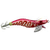 HENGJIA 1# 8cm Plastic Hard Baits Squid Fishing Lures Decoy Wood Shrimp Baits (Magenta+Dark Red)