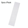 5pcs /Pack 22x80cm Disposable Air Conditioning Air Purification Filter Household Hanging Air Intake Dust Removal Cotton(White)