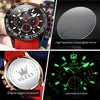OLEVS 9936 Men Multifunctional Sports Waterproof Quartz Watch(Black + Rose Gold)