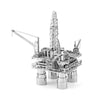 3D Metal Assembly Model Train Drilling Cruise DIY Puzzle, Style: Oil Drilling and Cruise Set