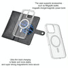 For iPhone 15 Plus ViLi GVS-C Series MagSafe Magnetic RFID Leather Flip Phone Case(Black)