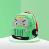 Kindergarten Schoolbag Cartoon Car Plush Backpack Children Cute Shoulder Bag(Jeep)