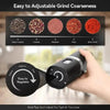Electric Automatic Salt And Pepper Grinder Set With Charging Base, Model: D2 KYMQ-7C