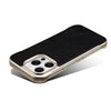 For iPhone 14 Pro Denior MagSafe Genuine Leather Calf Texture  Phone Case(Black)