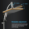 Chrome Wall-mounted Brass Shower Head