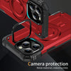 For iPhone 14 Pro Lens Holder MagSafe Phone Case(Red)