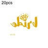 20 PCS Waterproof Bachelor Party Hot Stamping Wedding Bridal Tattoo Stickers(VC-210)