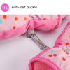 Cartoon Bow Rabbit Pattern Children Ski Gloves Windproof Waterproof Warm Cotton Gloves, Colour: Pink(L)