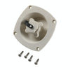 RV Camper Trailer Cars Water Inlet Fill with Screws(White)
