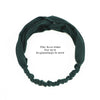 Women Temperament Knitting Cross Shape Hair Band(Green)