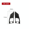 Car Carbon Fiber Steering Wheel Button B Decorative Sticker for Lexus IS250 300 350C 2006-2012, Left and Right Drive Universal