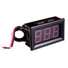 0V-30V 3 Wire DC Voltmeter Terminal 0.56 Inch LED Digital Voltmeter Accessories Reverse Connection Protection, Color: Green