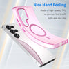 For Samsung Galaxy S25 Ultra MagSafe Frosted Translucent TPU + PC Full Coverage Phone Case(Pink)