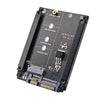 ENCNF2S-N01 NGFF To SATA3 Transfer Card M.2 KEY B-M SSD To 6Gbps Interface Conversion Adapter With Baffle