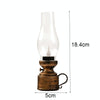 Retro Luminous Kerosene Lamp Christmas Simulation Oil Lamp Decoration, Spec: Shaking (Black)