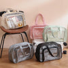 Waterproof Swimming Beach Bag Toiletries and Cosmetics Bag, Color: Beige with Shoe Warehouses