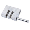 Car Auto Stainless Steel  Anti-theft Clutch Lock Car Brake Safety Lock Tool Accelerator Pedal Lock with Keys Suitable for Clutch Height Under 22.5cm