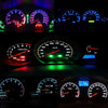 10 PCS 0.3W T6.5 Wedge Instrument Panel LED Light Dashboard Gauge Cluster Indicator Lamp Bulb(White Light)