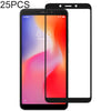 25 PCS Full Glue Full Cover Screen Protector Tempered Glass film for Xiaomi Redmi 6 & 6A
