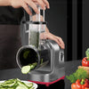 Kacheeg Electric Vegetable Cutter Multifunctional Automatic Slicer, CN Plug, Style: With 5 Knives